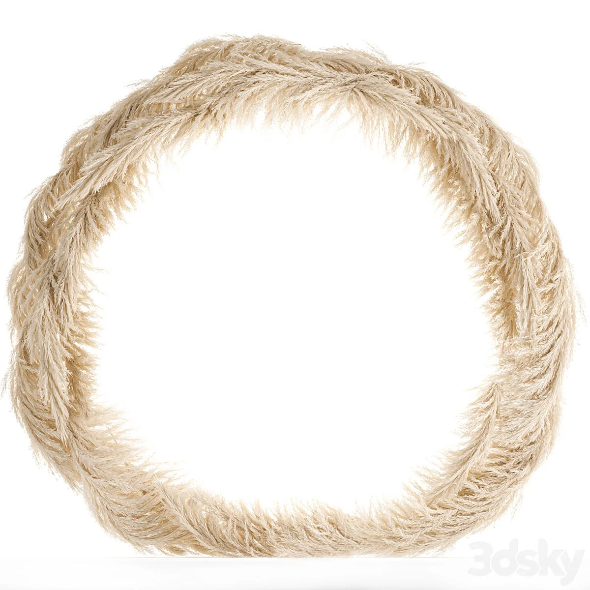 Wedding arch in eco style, Cortaderia, pampas, pampas grass, dried flowers, reeds, natural decor, eco design, 1063